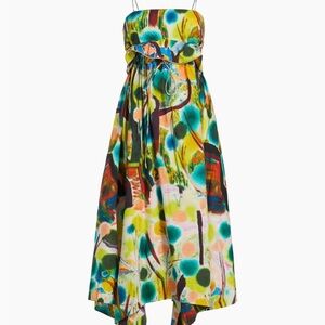 Ulla Johnson Leighton Printed Cotton Midi Dress
